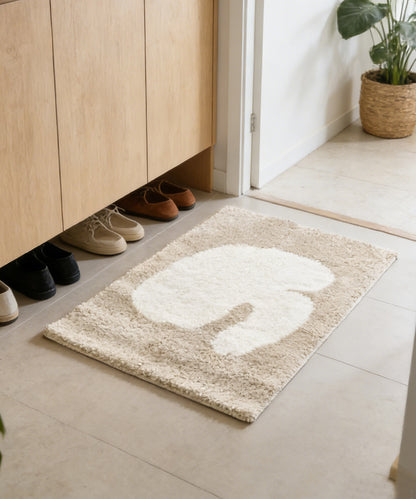 【aimoha HOME】　シンプルデザインラグマット