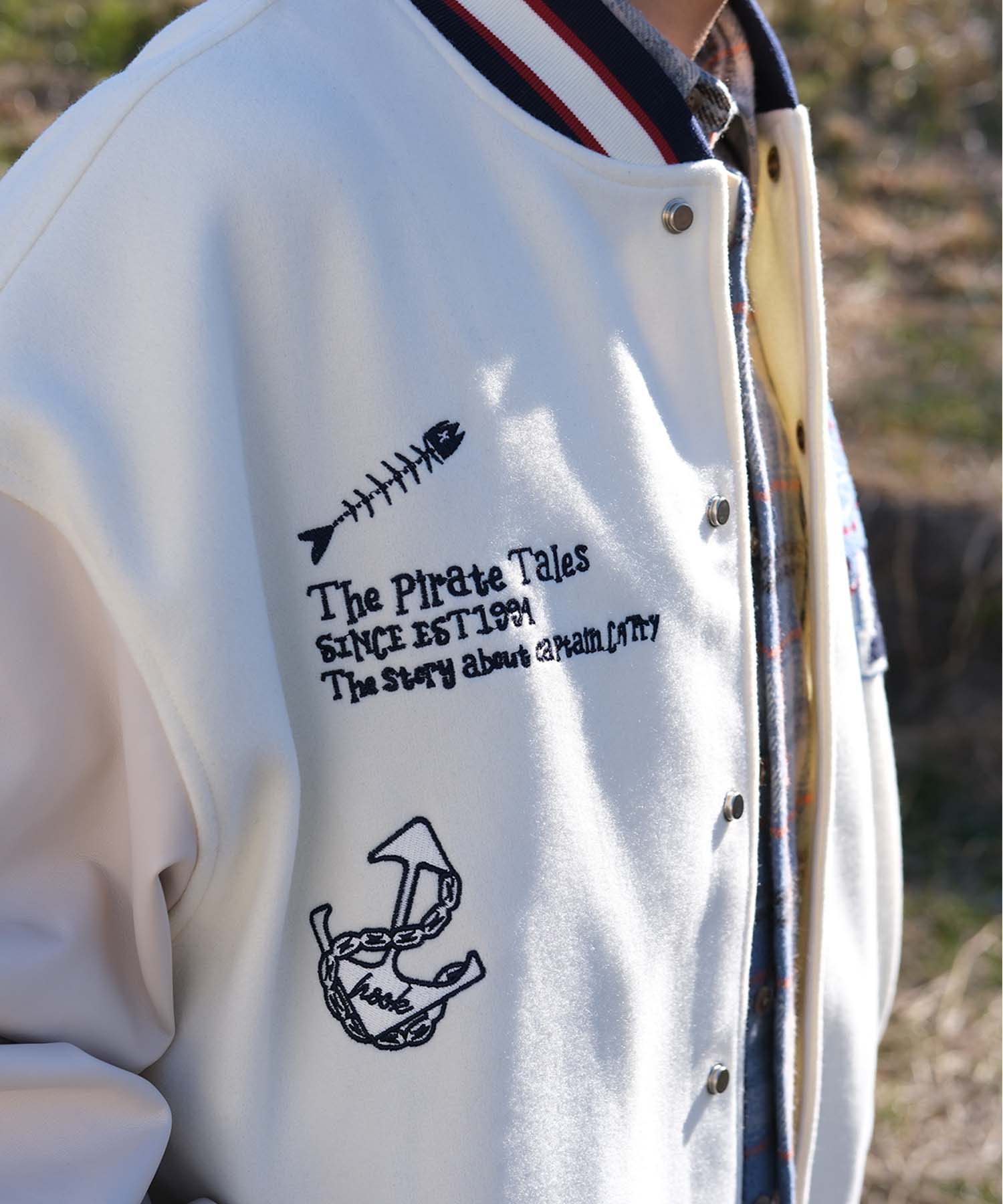 HOOK -original-　サガラ刺繍ワッペンスタジャン