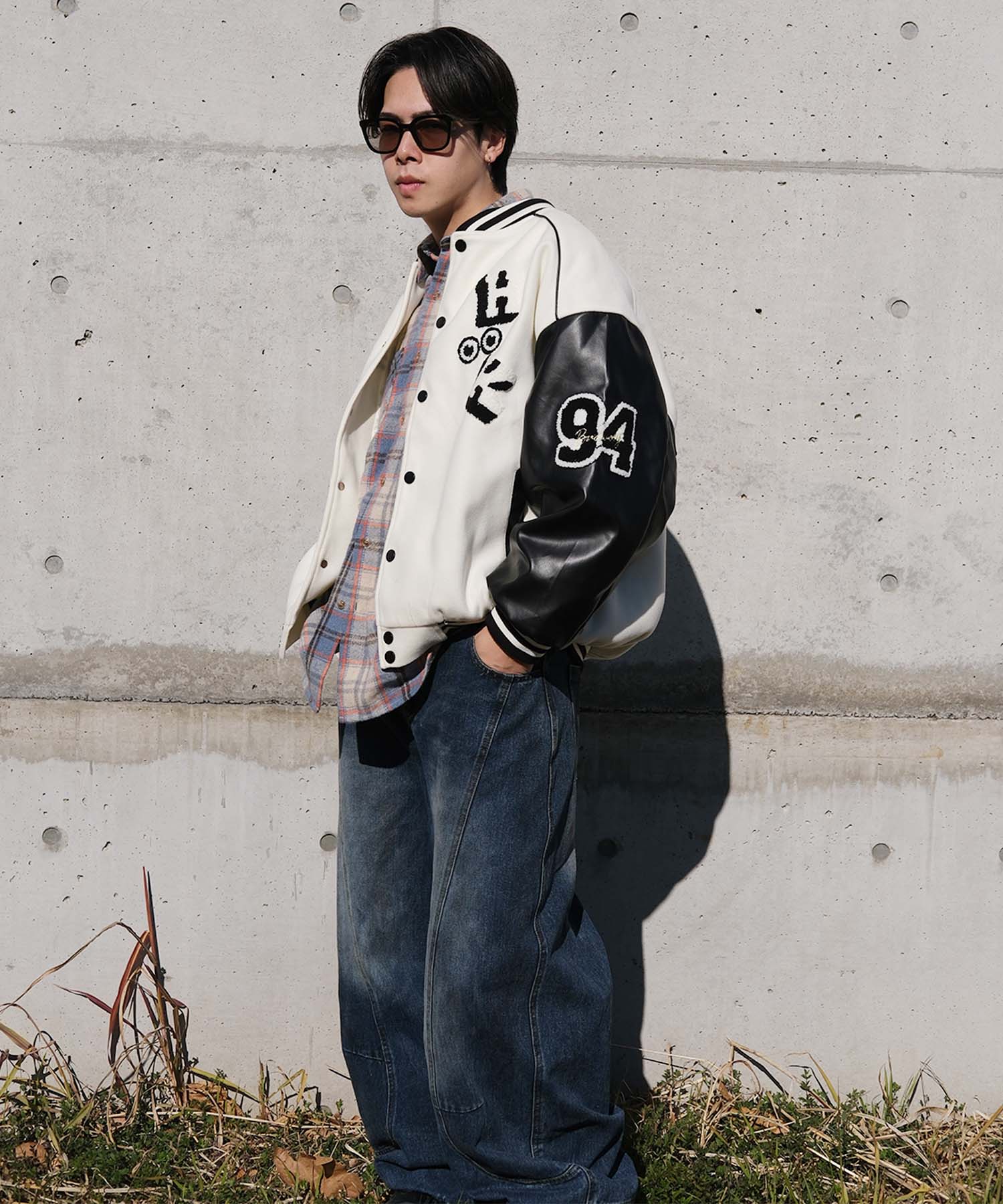 HOOK -original-　サガラ刺繍ワッペンスタジャン