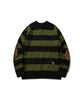 [aimoha Men's] Mock neck elbow patch knit sweater
