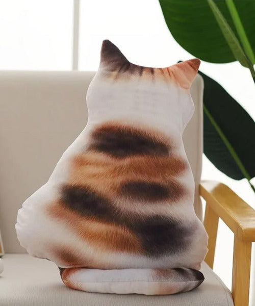 猫背中柄クッション抱き枕