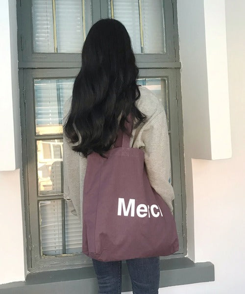 merciロゴトートバッグ