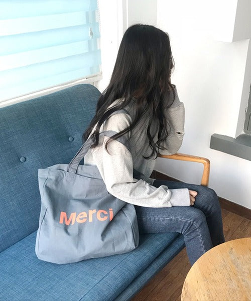 merciロゴトートバッグ