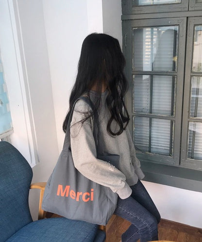 merciロゴトートバッグ