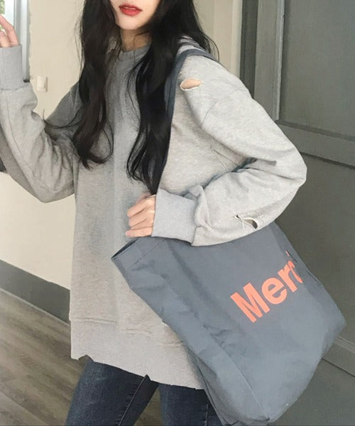 merciロゴトートバッグ