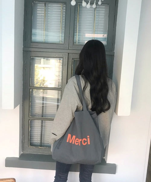 merciロゴトートバッグ