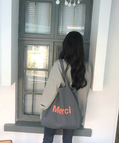 merciロゴトートバッグ