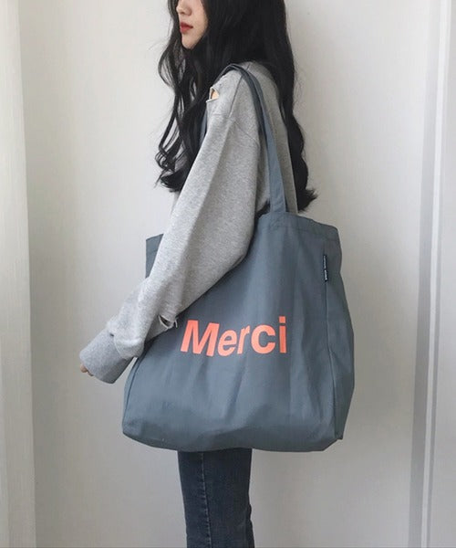 merciロゴトートバッグ