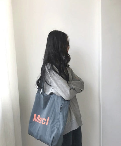 merciロゴトートバッグ