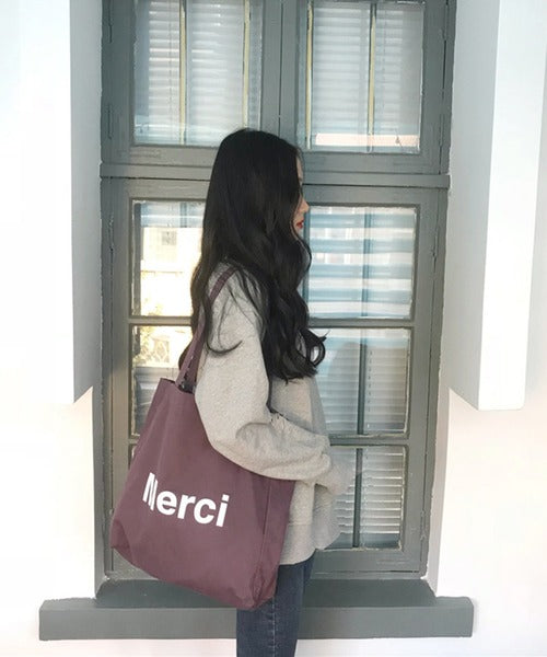 merciロゴトートバッグ