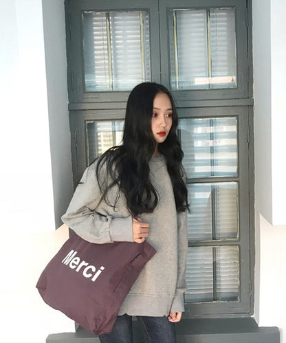 merciロゴトートバッグ