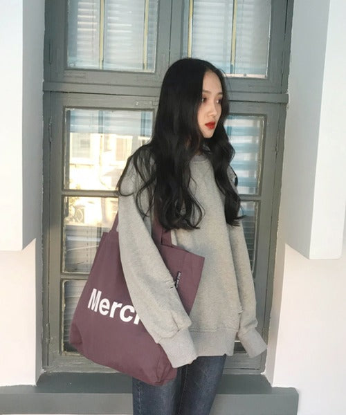 merciロゴトートバッグ