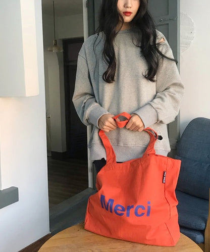 merciロゴトートバッグ