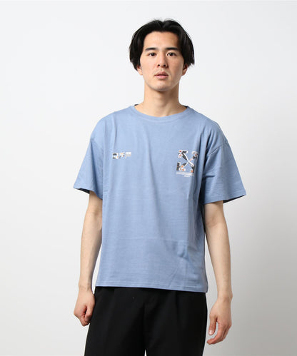 バックロゴデイジーTシャツ