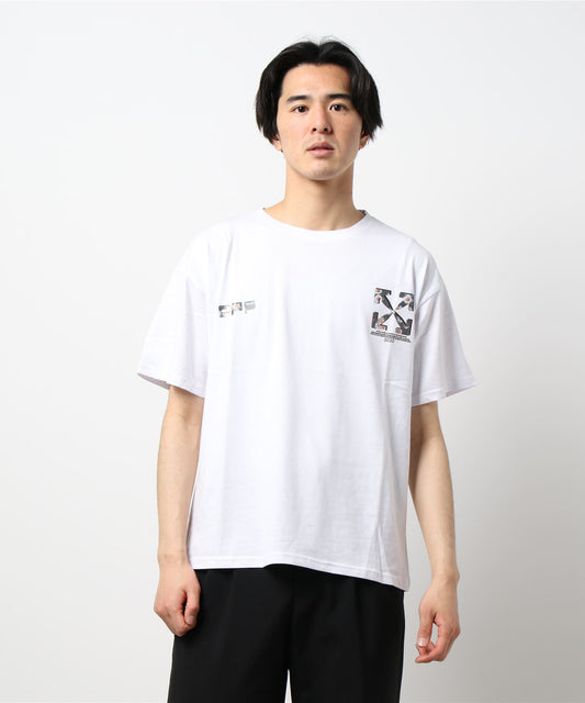 バックロゴデイジーTシャツ