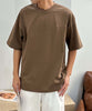 aimoha men ミニマルデザインクルーネックTシャツ