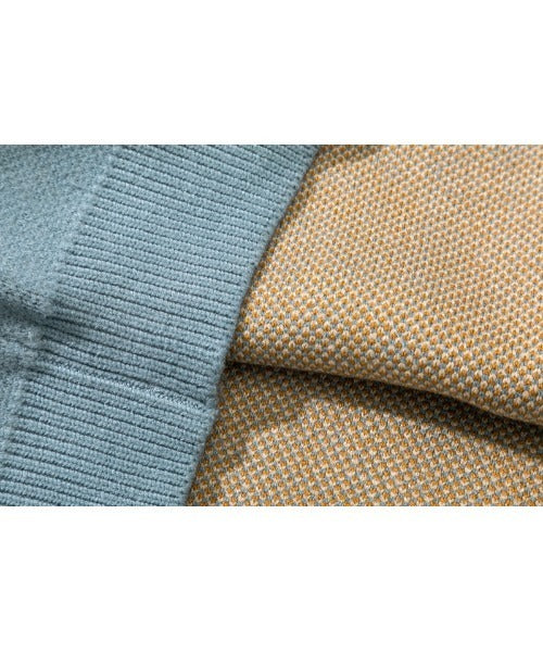 【HOOK】古着風レトロ柄・幾何学模様・ボーダー柄・ 配色ベスト