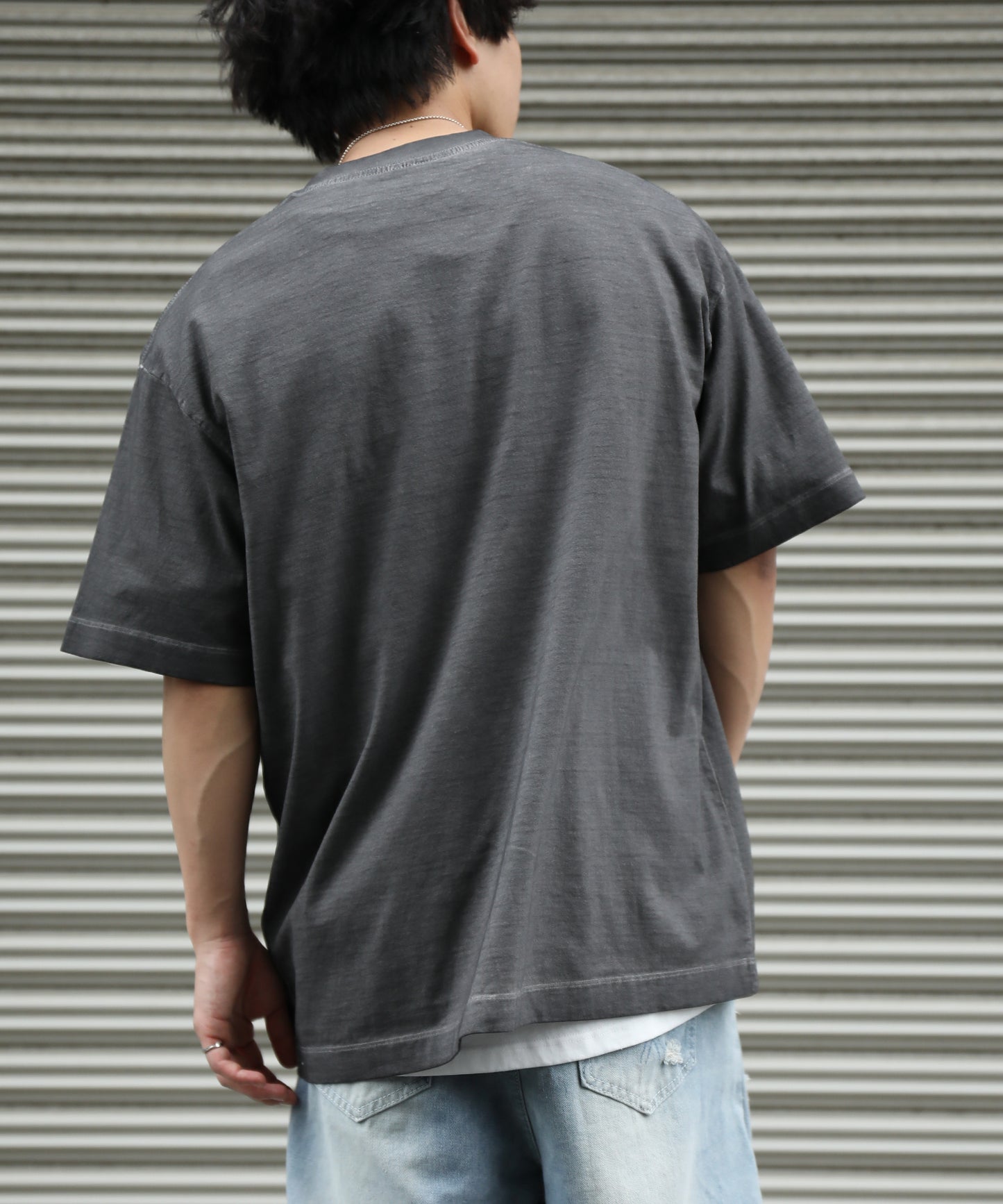 HOOK カレッジ × ナンバリング ウォッシュ オーバーサイズT (SS)
