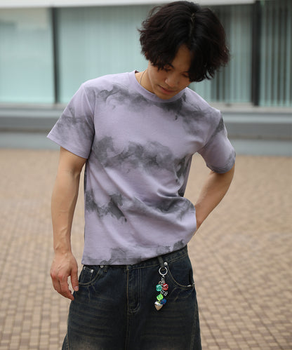 HOOK 横段タイダイ ビッグシルエット T (SS)