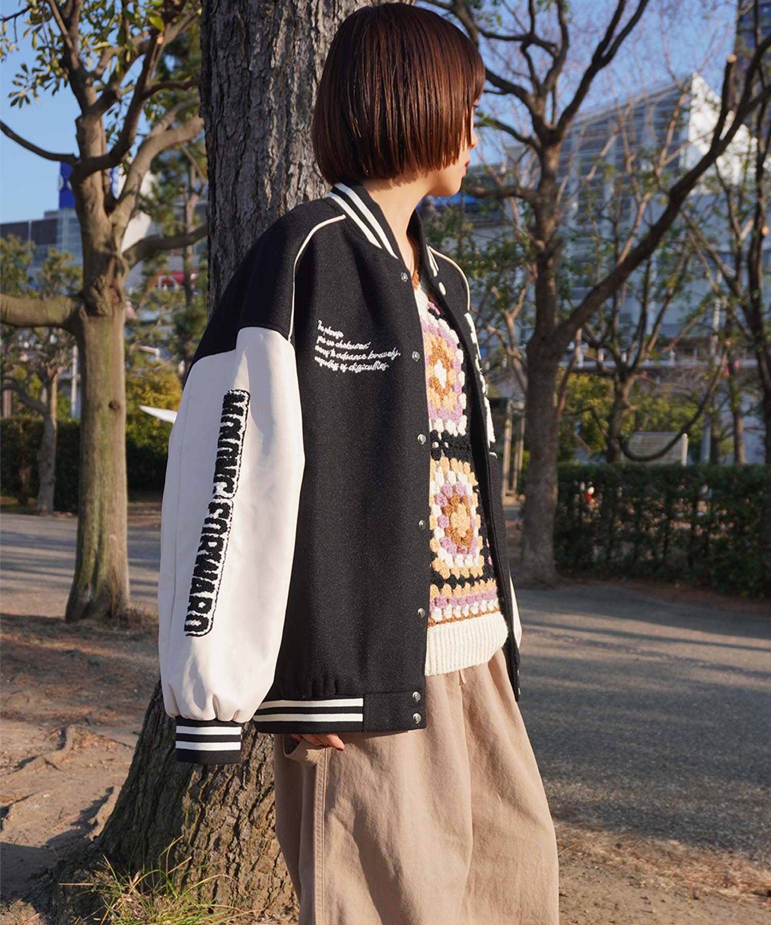 HOOK -original-　サガラ刺繍ワッペンスタジャン