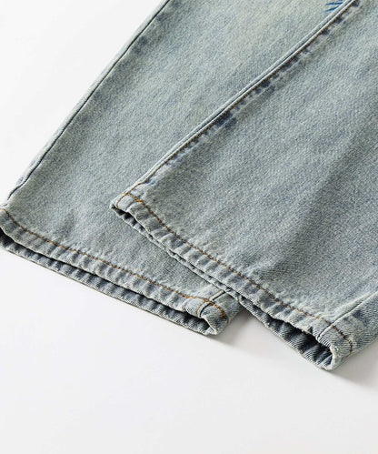 HOOK ペイントスプラッシュ デニムパンツ