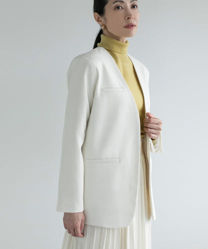 【DECADE CLASSIC】ノーカラー ジャケット