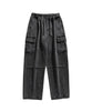 [HOOK] Washed denim cargo pants with vintage style big pockets