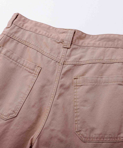 HOOK ピグメント ウォッシュタックワイドハーフパンツ (SS)