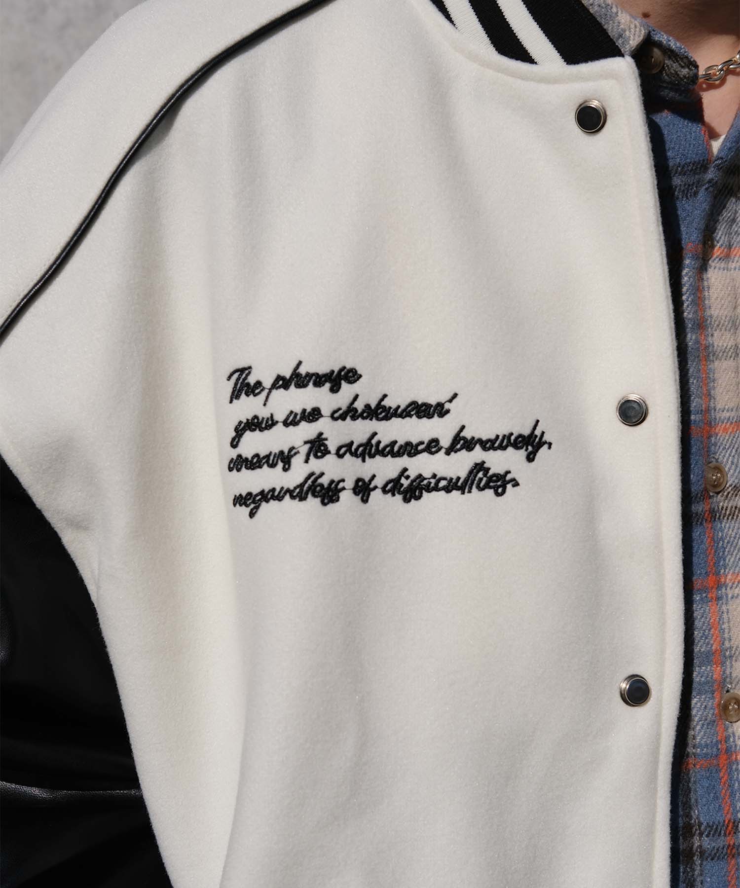 HOOK -original-　サガラ刺繍ワッペンスタジャン