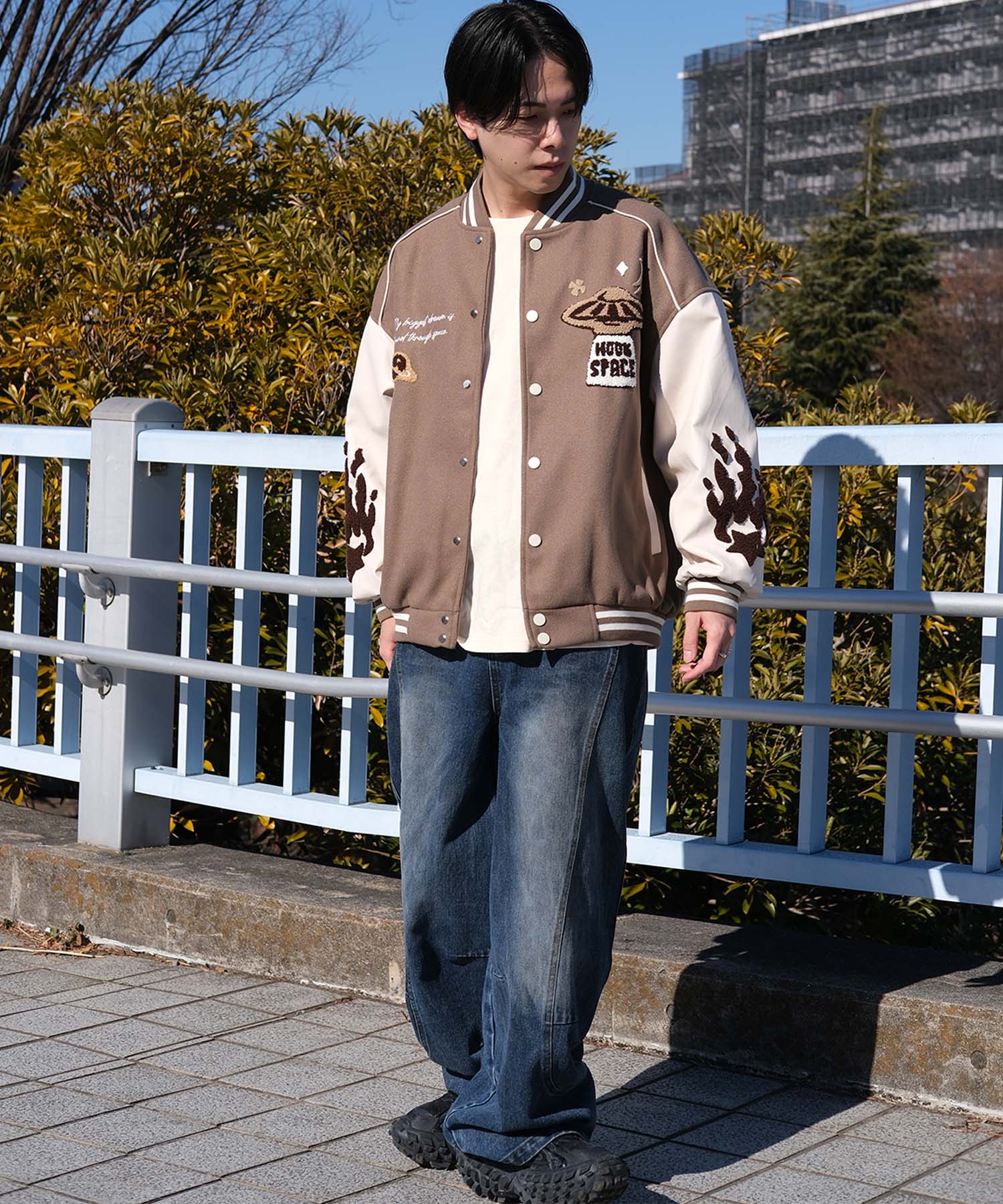 HOOK -original-　サガラ刺繍ワッペンスタジャン