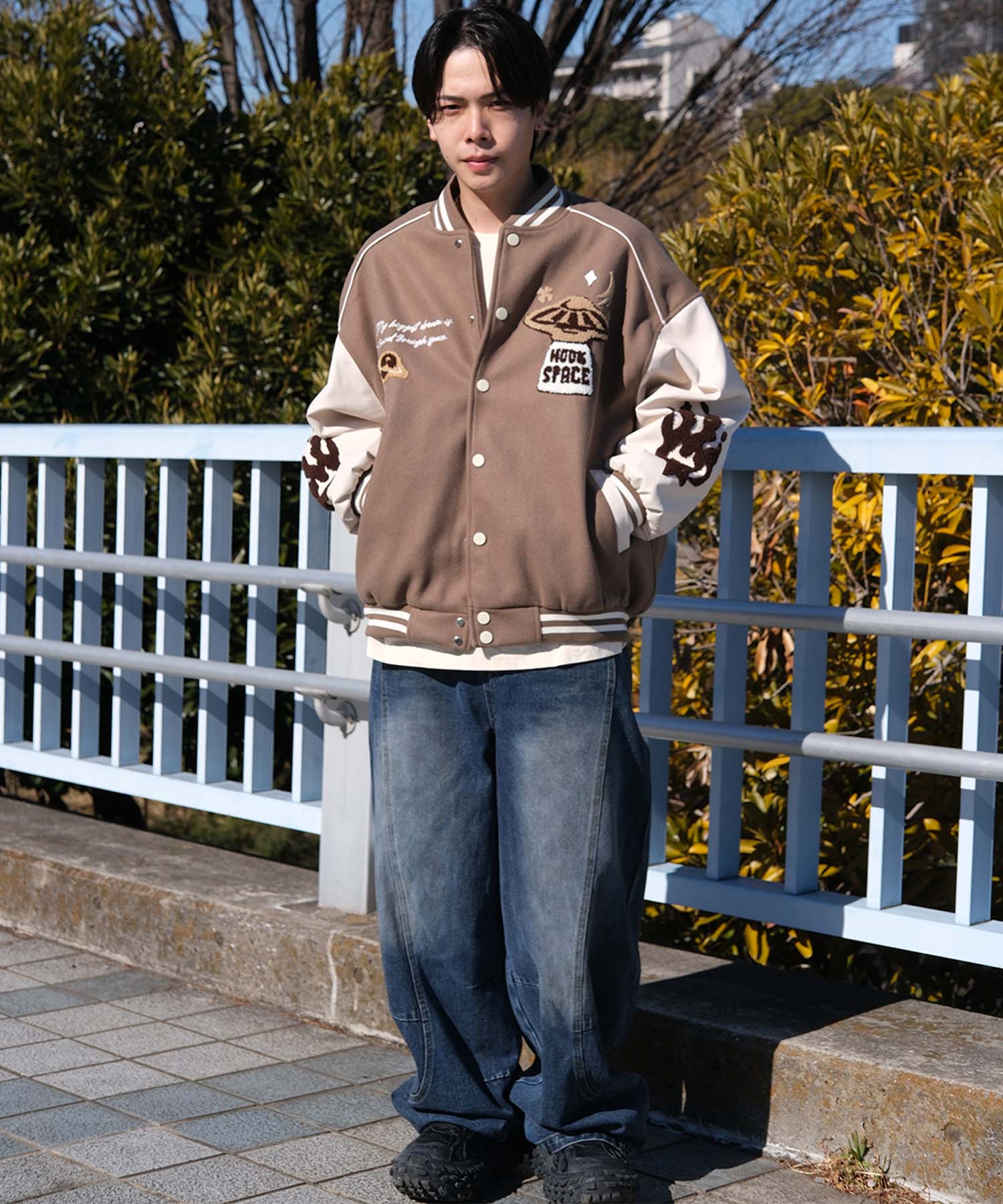 HOOK -original-　サガラ刺繍ワッペンスタジャン