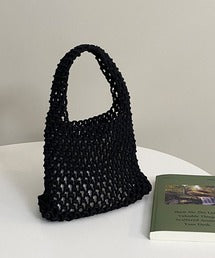 編みハンドバッグ