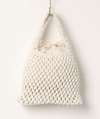 編みハンドバッグ