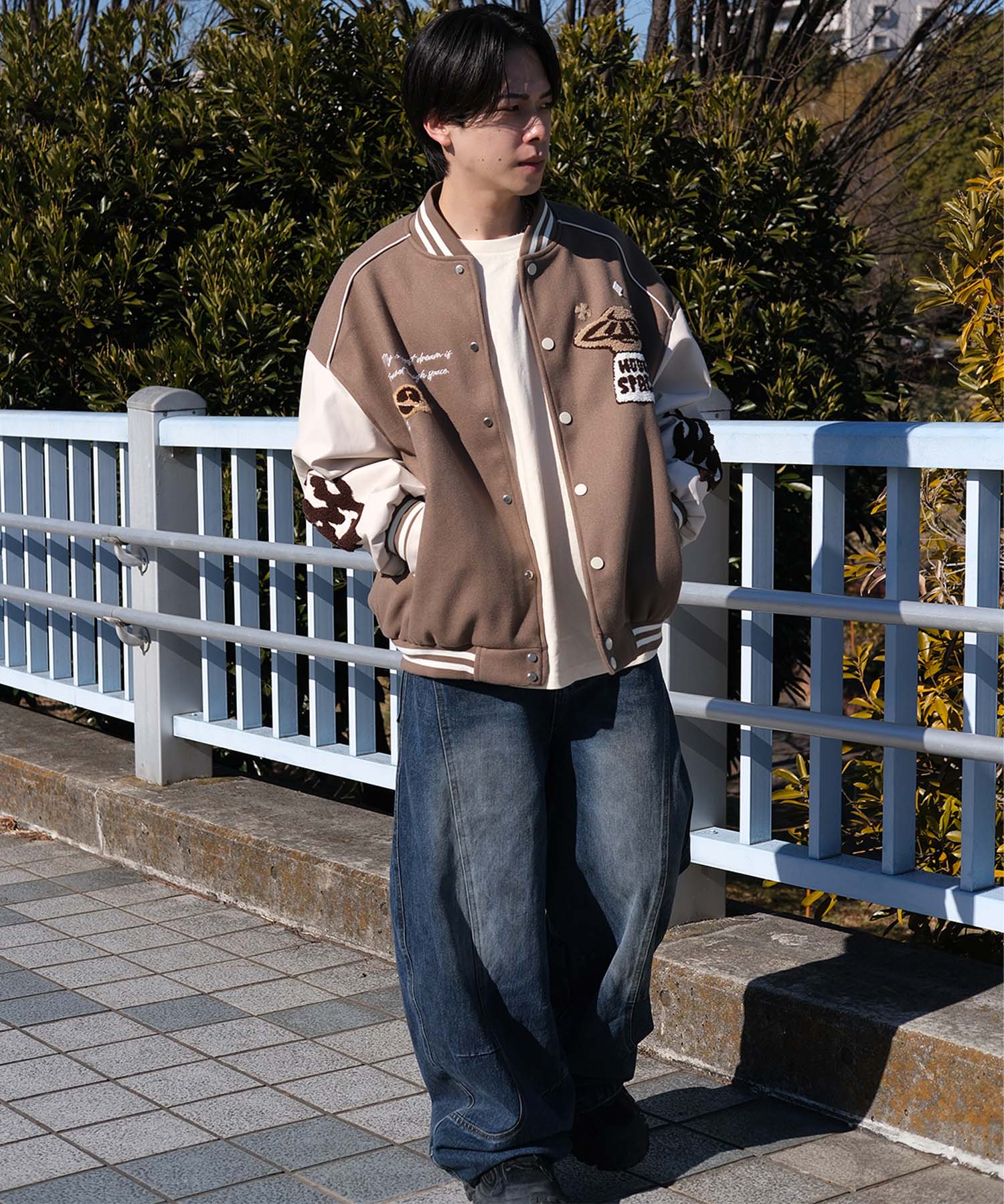 HOOK -original-　サガラ刺繍ワッペンスタジャン