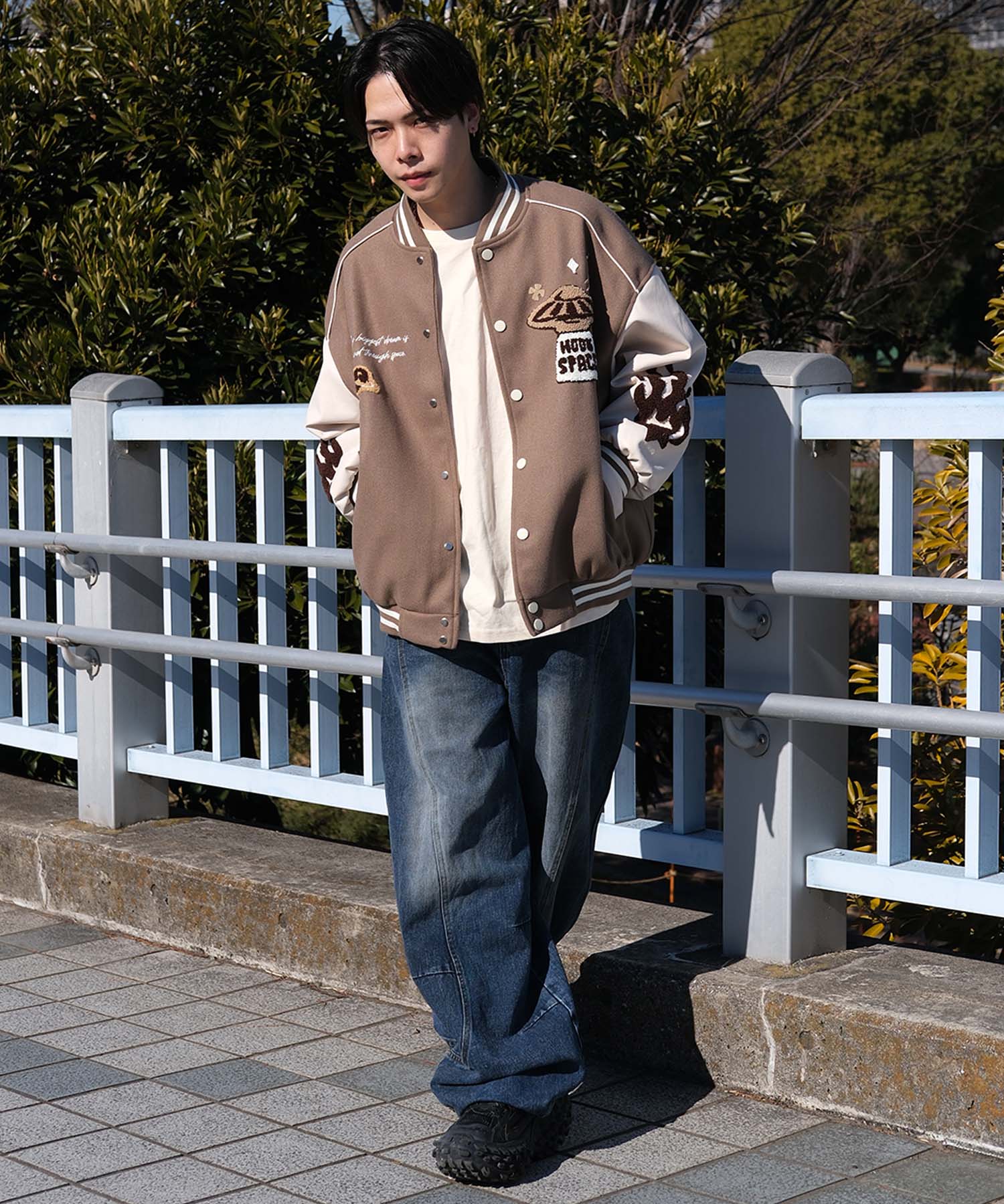 HOOK -original-　サガラ刺繍ワッペンスタジャン