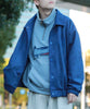 [HOOK] Old clothes style bag English letter embroidery fake suede fabric coach jacket
