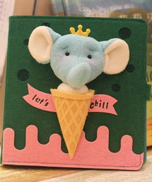 かわいい動物手帳メモ帳