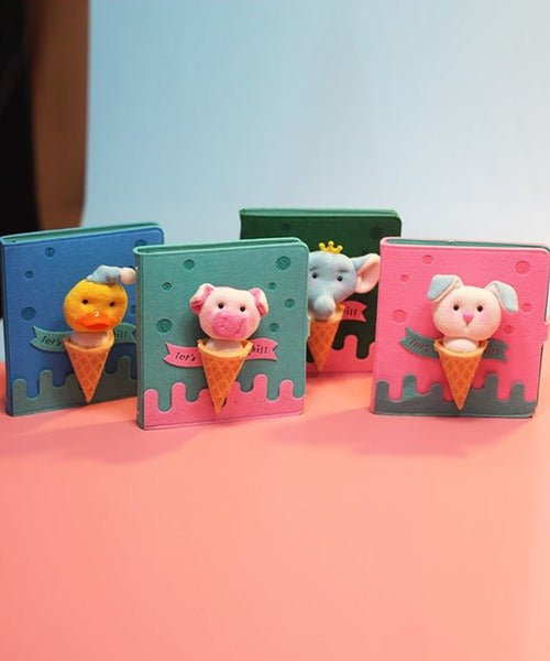 かわいい動物手帳メモ帳