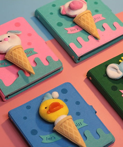 かわいい動物手帳メモ帳