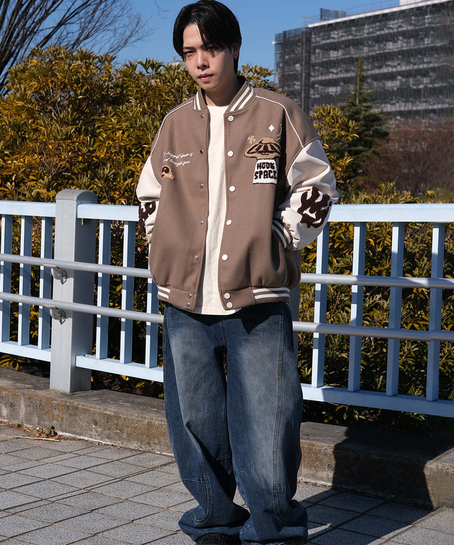 HOOK -original-　サガラ刺繍ワッペンスタジャン