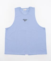 aimohaオリジナル蝶々クラゲ刺繍刺繍バックスリットカットソーベスト