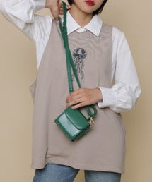 aimohaオリジナル蝶々クラゲ刺繍刺繍バックスリットカットソーベスト