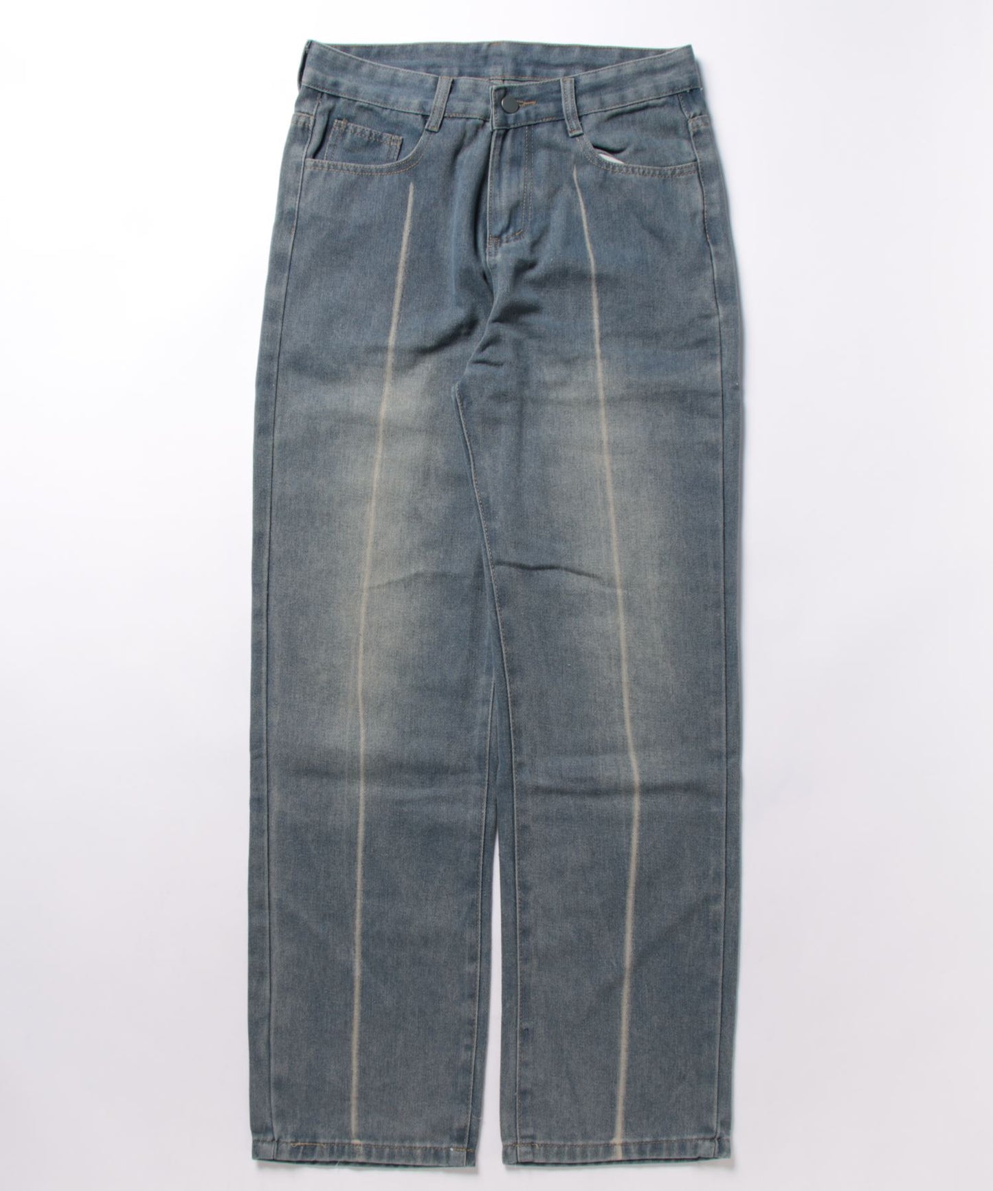 [ aimoha Men's ] Wide loose denim