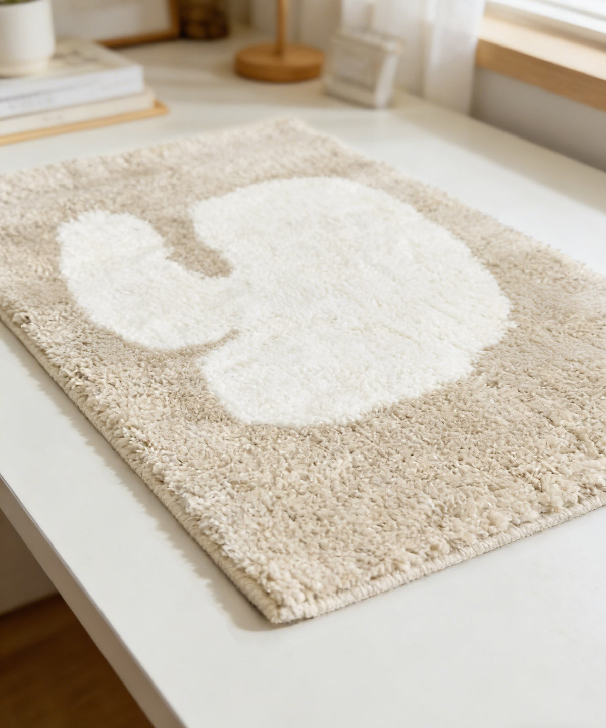 【aimoha HOME】　シンプルデザインラグマット
