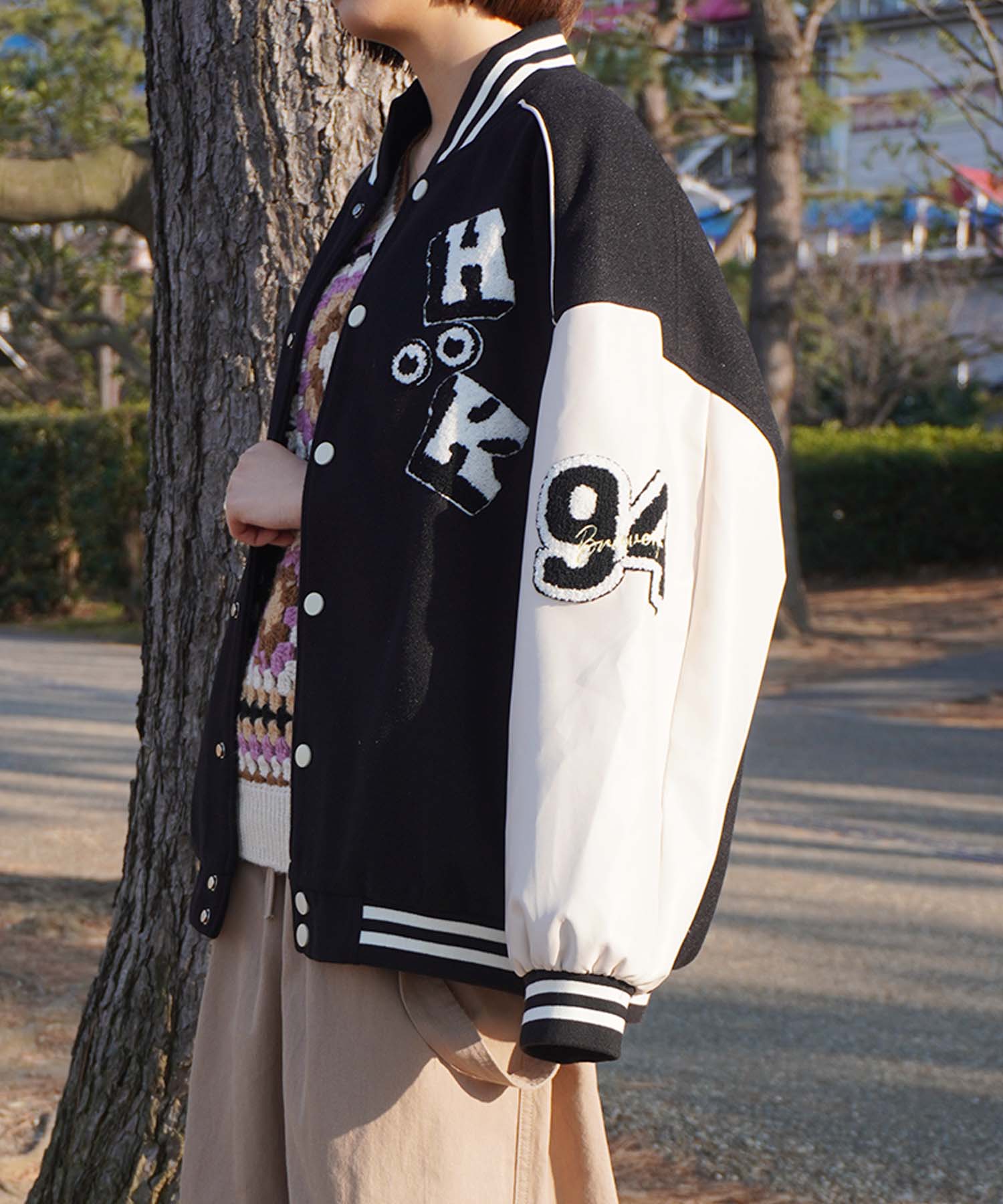 HOOK -original-　サガラ刺繍ワッペンスタジャン