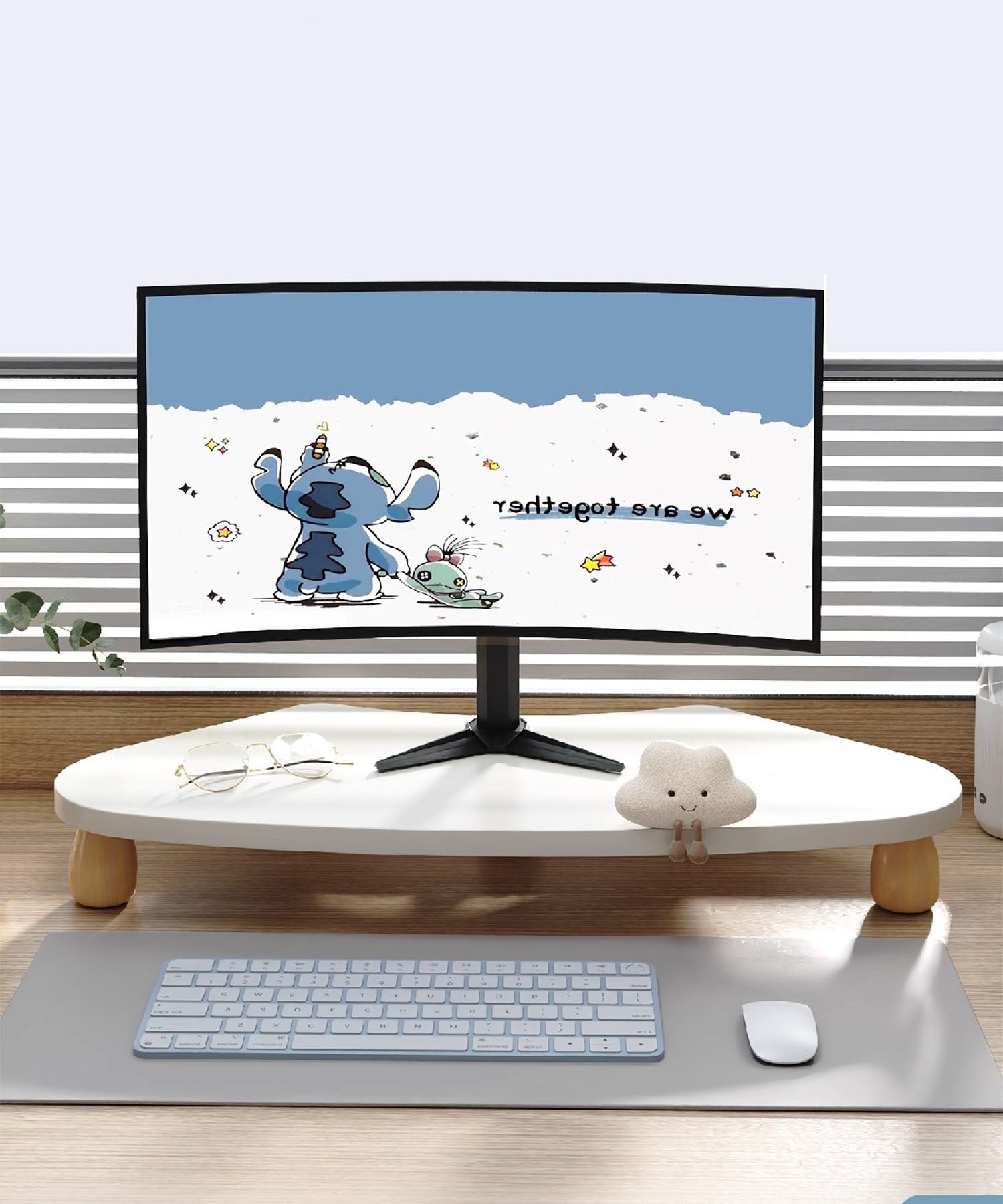 Corner Desk Monitor Stand