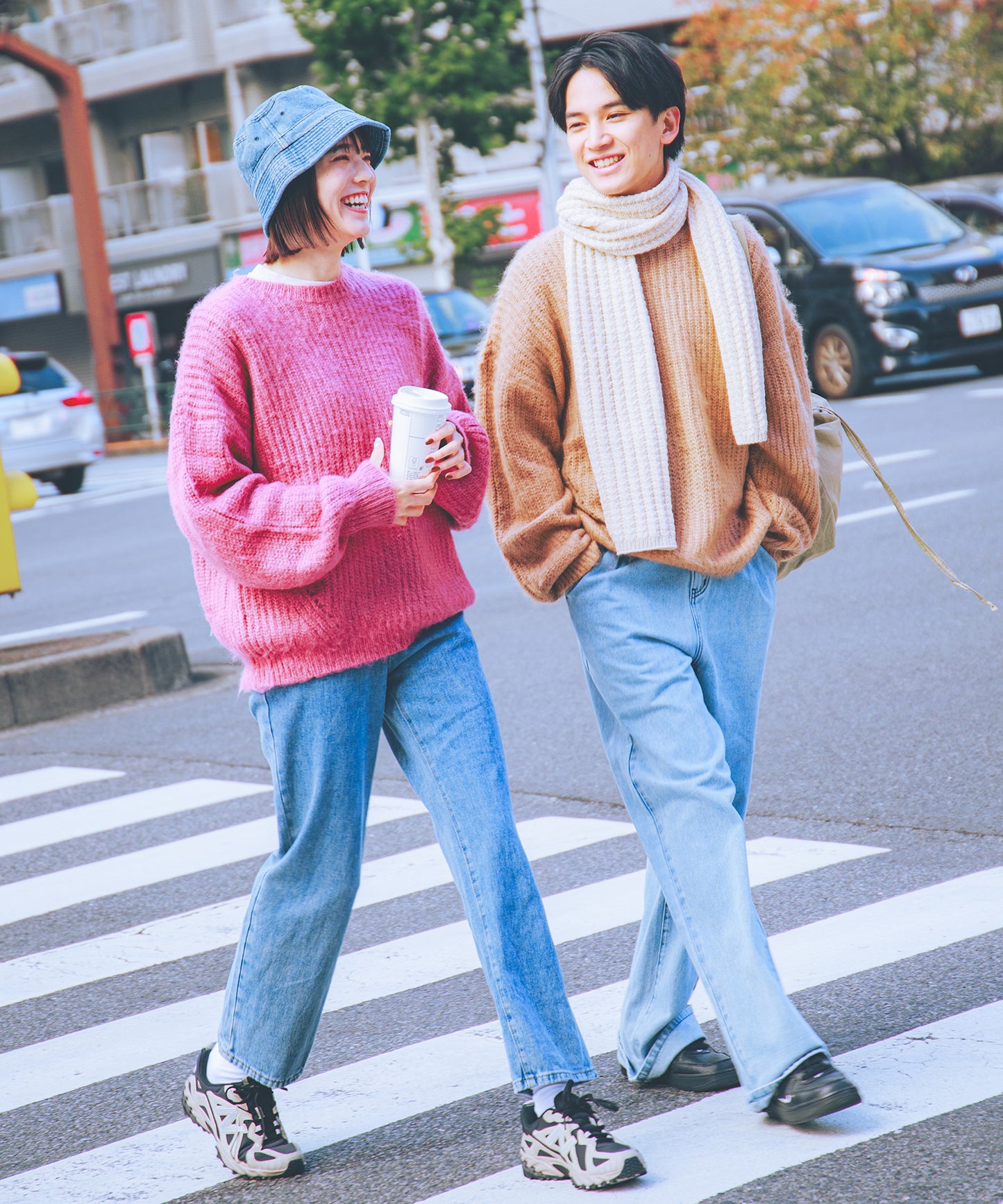 モヘアライクニットプルオーバー