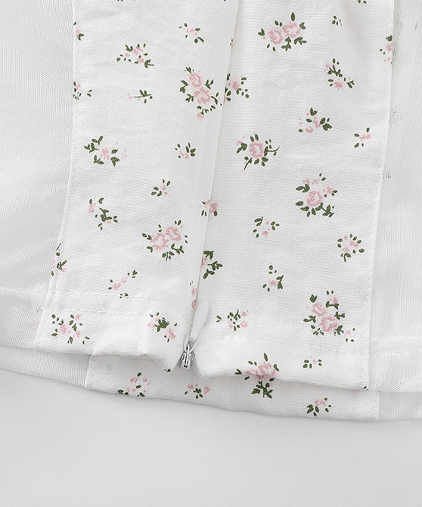HOOK for girls　サイドシアー小花柄コルセットライクキャミソール