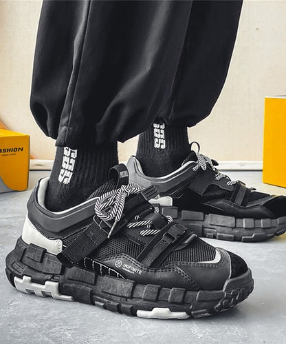 カジュアルストリートスニーカー厚底シューズ(４カラー)