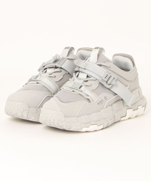 カジュアルストリートスニーカー厚底シューズ(４カラー)